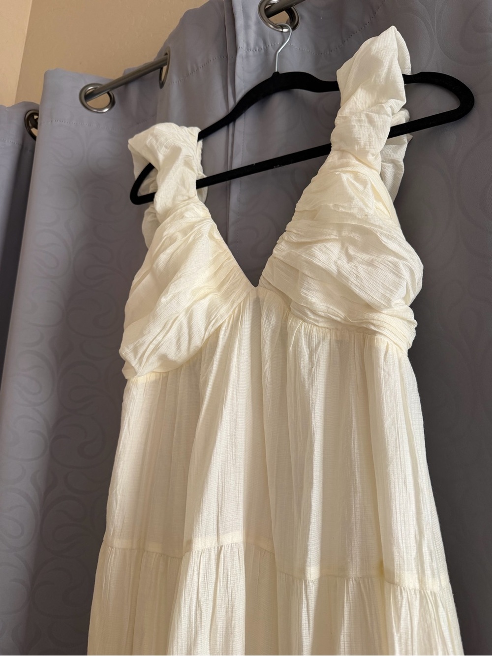 Worth Collective Katy Maxi Dress Cream - Picture 6 of 11